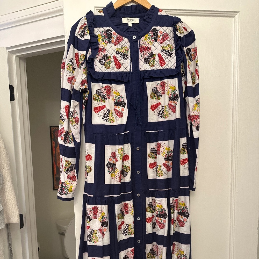 Sea NY quilted dress